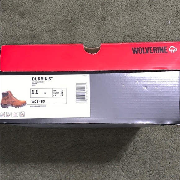 Wolverine Durbin 6” Steel Toe Work Boots - Picture 2 of 7